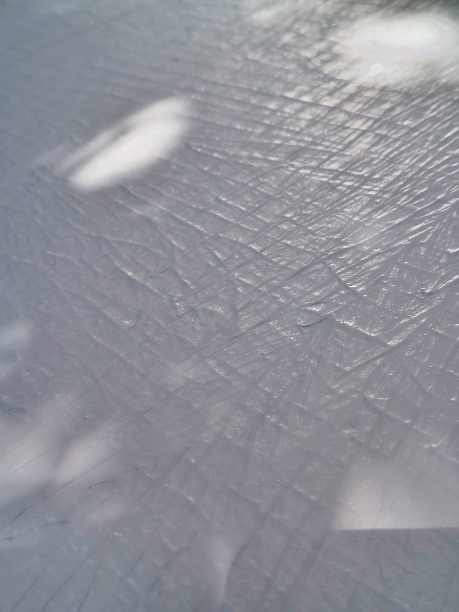 Grey waterproofing membrane - floor detail - Sydney Choice Waterproofing
