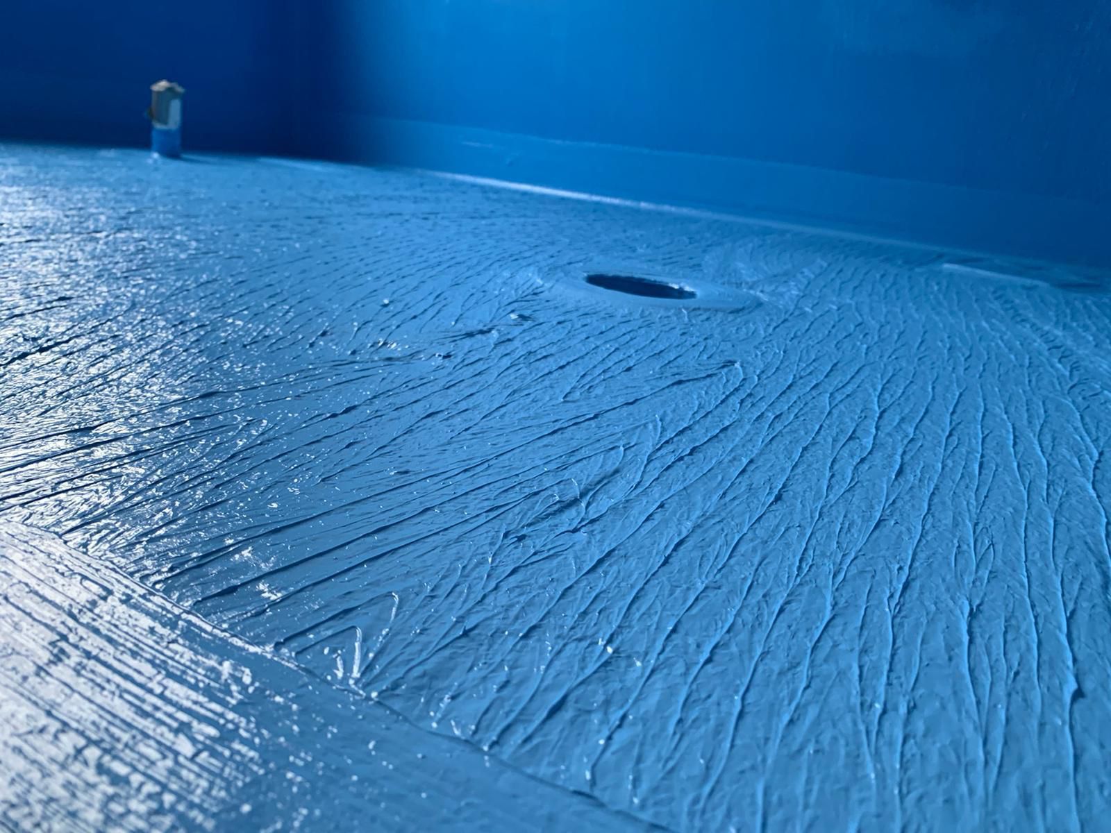 Grey waterproofing membrane - balcony floor - Sydney Choice Waterproofing